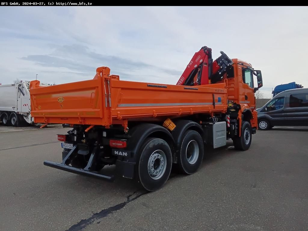 MAN TGS (TG3) 28.510 6x4-4 BL CH WiDi Fassi 15mt - Sklápač: obrázok 2 MAN TGS (TG3) 28.510 6x4-4 BL CH WiDi Fassi 15mt - Sklápač: obrázok 2
