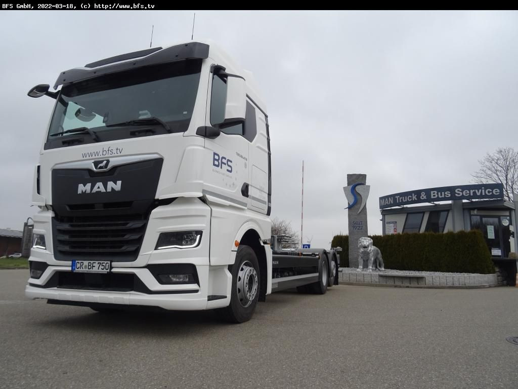 MAN TGX (TG3) 26.470 6x2-4 LL BDF Mildner - Kontejnérový podvozek/ Výměnná nástavba: obrázok 1 MAN TGX (TG3) 26.470 6x2-4 LL BDF Mildner - Kontejnérový podvozek/ Výměnná nástavba: obrázok 1