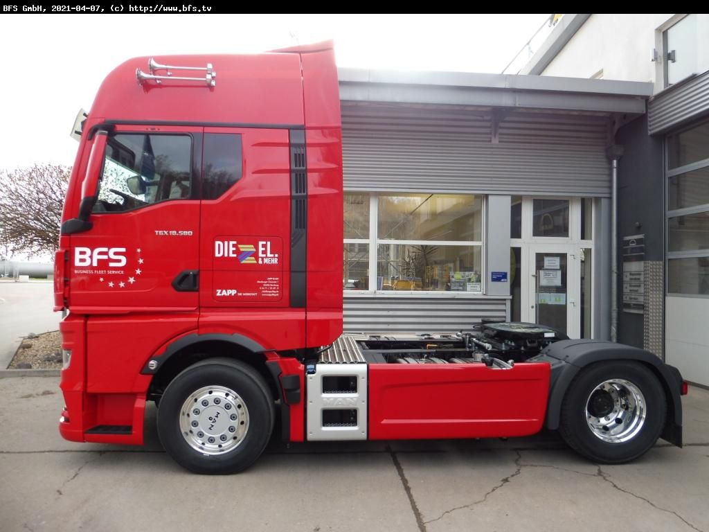 MAN TGX (TG3) 18.580 4x2 BL SA Kipphydraulik GX - Ťahač: obrázok 4 MAN TGX (TG3) 18.580 4x2 BL SA Kipphydraulik GX - Ťahač: obrázok 4