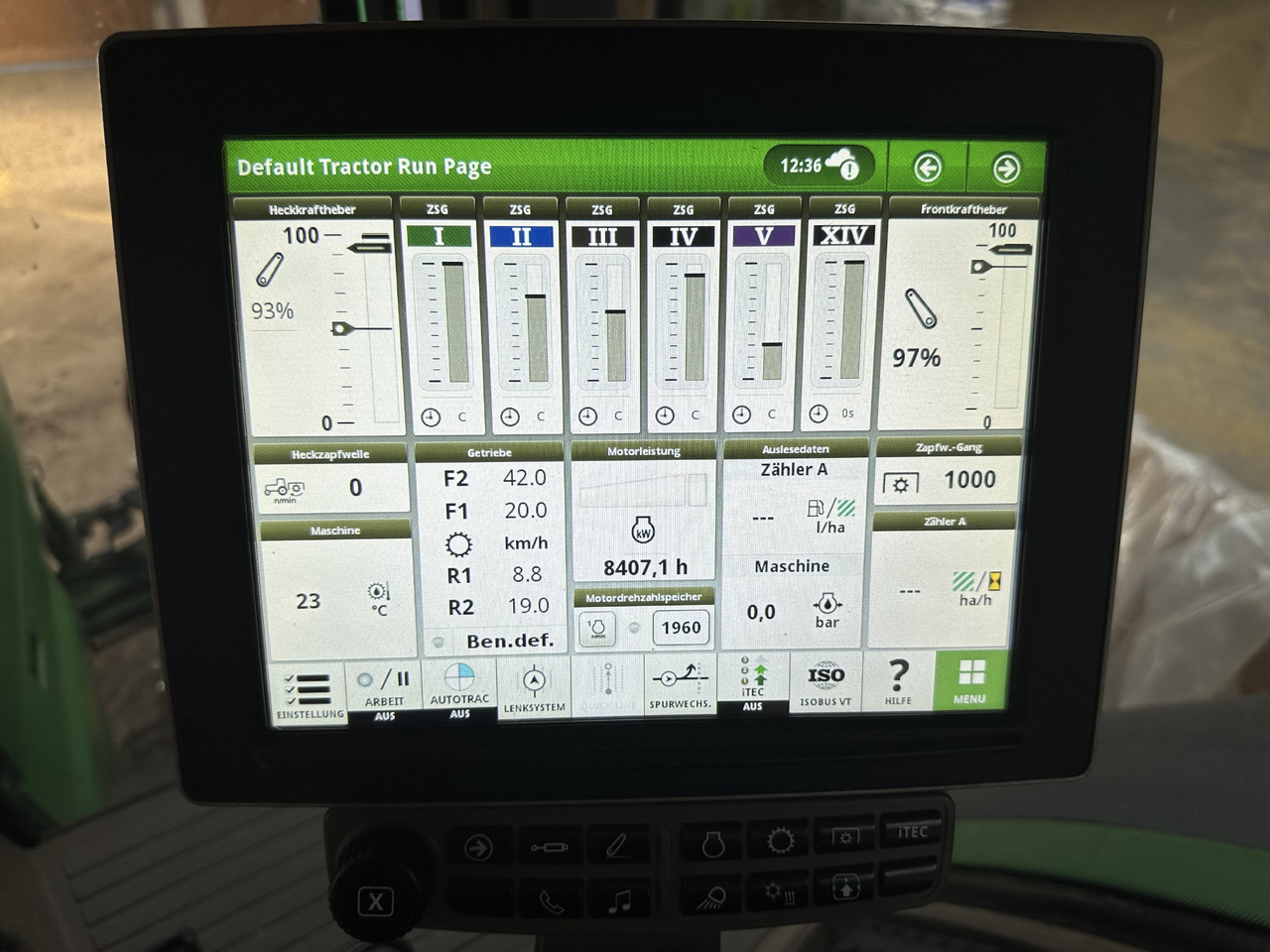 Traktor John Deere 7290R AutoPower 55 km/h ABS 310 PS GPS: obrázok 16