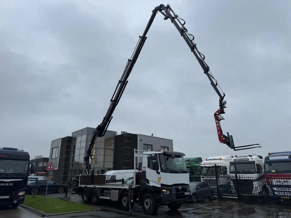 Renault C430 8X4 - EURO 6 + HIAB 288 E-5 + JIB 70X-4 + R - Valníkový/ Plošinový nákladný automobil, Auto s hydraulickou rukou: obrázok 1 Renault C430 8X4 - EURO 6 + HIAB 288 E-5 + JIB 70X-4 + R - Valníkový/ Plošinový nákladný automobil, Auto s hydraulickou rukou: obrázok 1