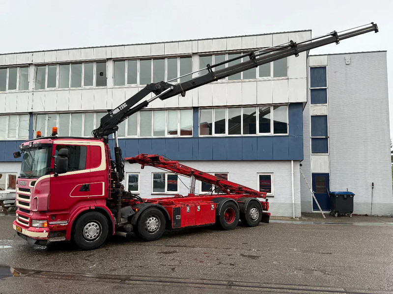 Scania R480 8X2 + HIAB 220-4 + REMOTE + HIAB MULTILIFT - Nákladne vozidlo - káblový systém, Auto s hydraulickou rukou: obrázok 2 Scania R480 8X2 + HIAB 220-4 + REMOTE + HIAB MULTILIFT - Nákladne vozidlo - káblový systém, Auto s hydraulickou rukou: obrázok 2