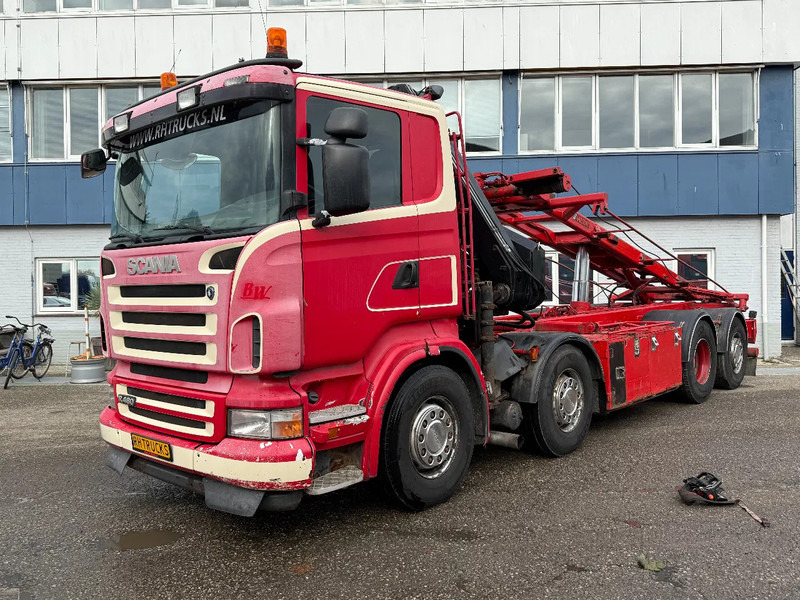 Scania R480 8X2 + HIAB 220-4 + REMOTE + HIAB MULTILIFT - Nákladne vozidlo - káblový systém, Auto s hydraulickou rukou: obrázok 4 Scania R480 8X2 + HIAB 220-4 + REMOTE + HIAB MULTILIFT - Nákladne vozidlo - káblový systém, Auto s hydraulickou rukou: obrázok 4