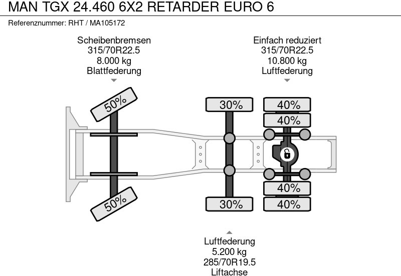 Ťahač MAN TGX 24.460 6X2 RETARDER EURO 6: obrázok 17 Ťahač MAN TGX 24.460 6X2 RETARDER EURO 6: obrázok 17