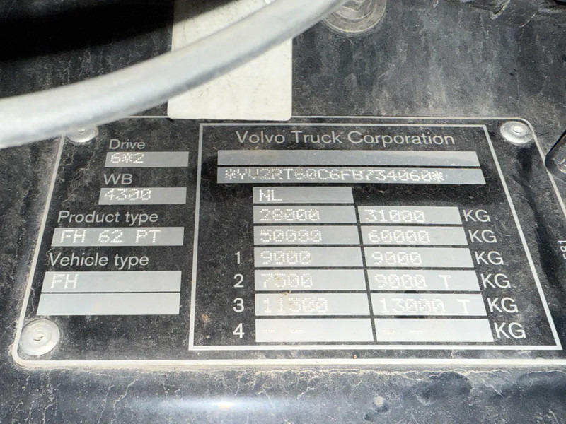 Ťahač Volvo FH 540 6X2 EURO 6 + STEERING & LIFTING AXLE + Volvo Dynamic Steering: obrázok 19 Ťahač Volvo FH 540 6X2 EURO 6 + STEERING & LIFTING AXLE + Volvo Dynamic Steering: obrázok 19