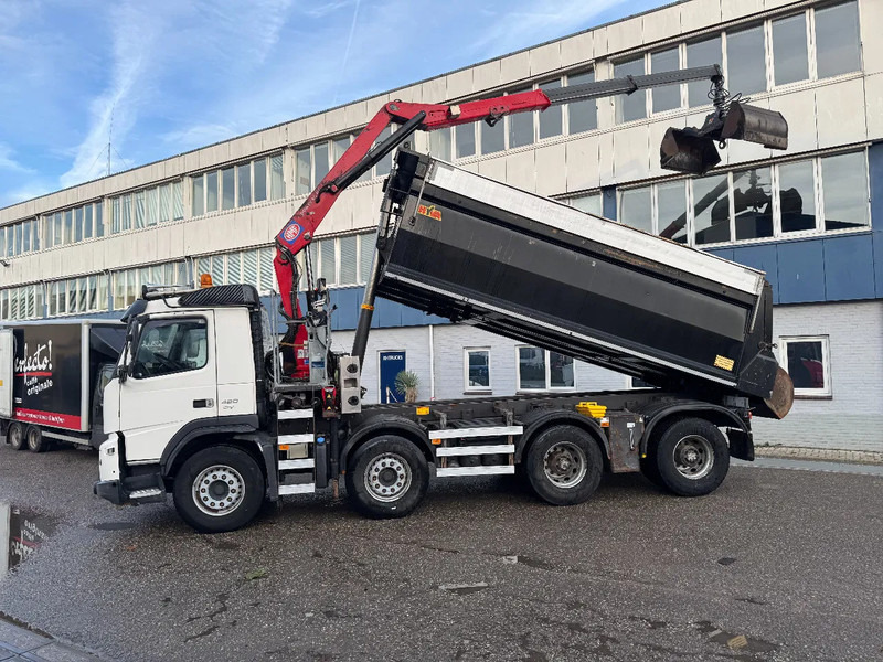 Volvo FMX 420 8X4 HMF 1643Z2 + REMOTE CONTROL + HYVA KIPPER - Sklápač, Auto s hydraulickou rukou: obrázok 2 Volvo FMX 420 8X4 HMF 1643Z2 + REMOTE CONTROL + HYVA KIPPER - Sklápač, Auto s hydraulickou rukou: obrázok 2
