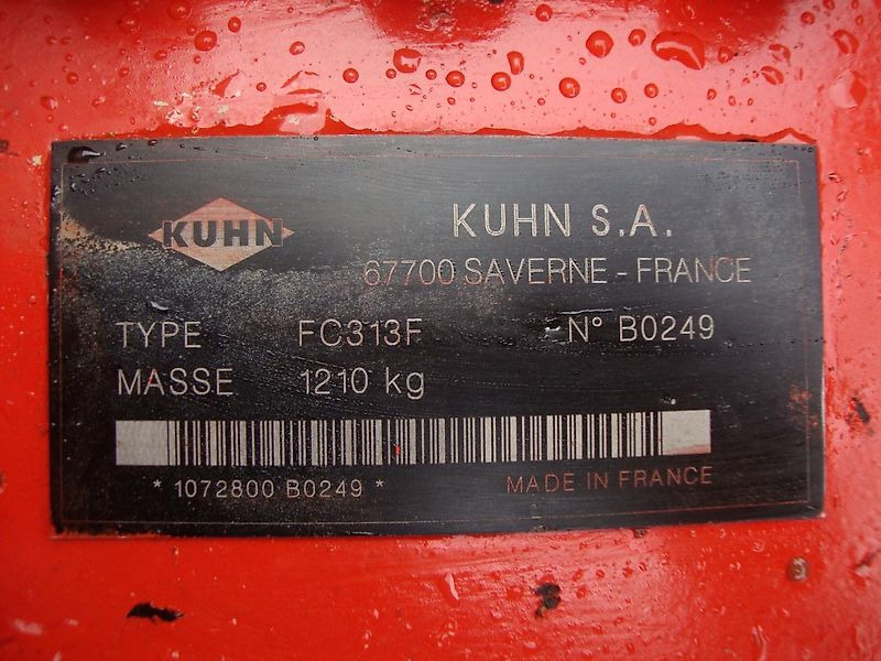 Kuhn FC 313 F - Kosačka: obrázok 5 Kuhn FC 313 F - Kosačka: obrázok 5