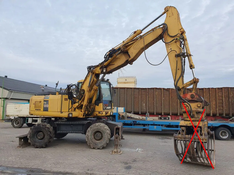 Komatsu PW180-7K - Kolesové rýpadlo: obrázok 2 Komatsu PW180-7K - Kolesové rýpadlo: obrázok 2
