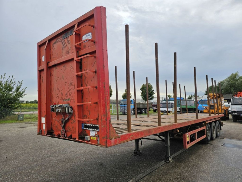 Trax 3 Meter extendable - MAX 15.5 meter long + Lifting axle - Plošinový/ Valníkový náves: obrázok 1 Trax 3 Meter extendable - MAX 15.5 meter long + Lifting axle - Plošinový/ Valníkový náves: obrázok 1