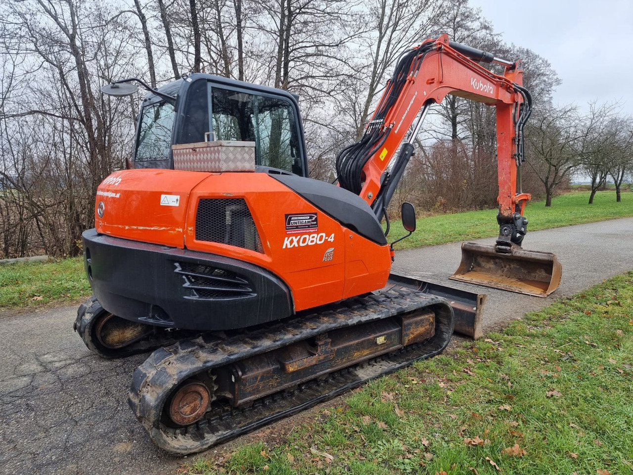 KUBOTA KX 080-4 - Mini rýpadlo: obrázok 3 KUBOTA KX 080-4 - Mini rýpadlo: obrázok 3