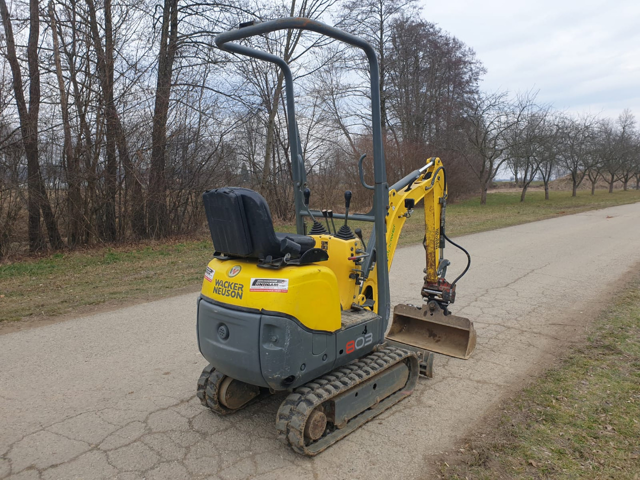 Mini rýpadlo Wacker Neuson 803: obrázok 7