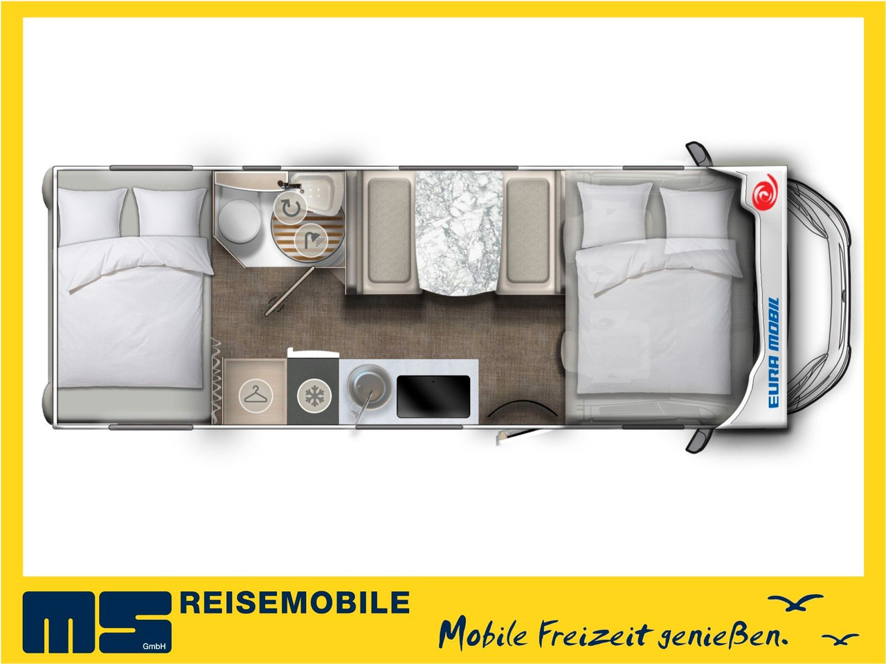 Eura Mobil ACTIVA ONE 690 HB / 180PS-9G AUTOMATIK -40H MAXI - Alkovna: obrázok 2 Eura Mobil ACTIVA ONE 690 HB / 180PS-9G AUTOMATIK -40H MAXI - Alkovna: obrázok 2