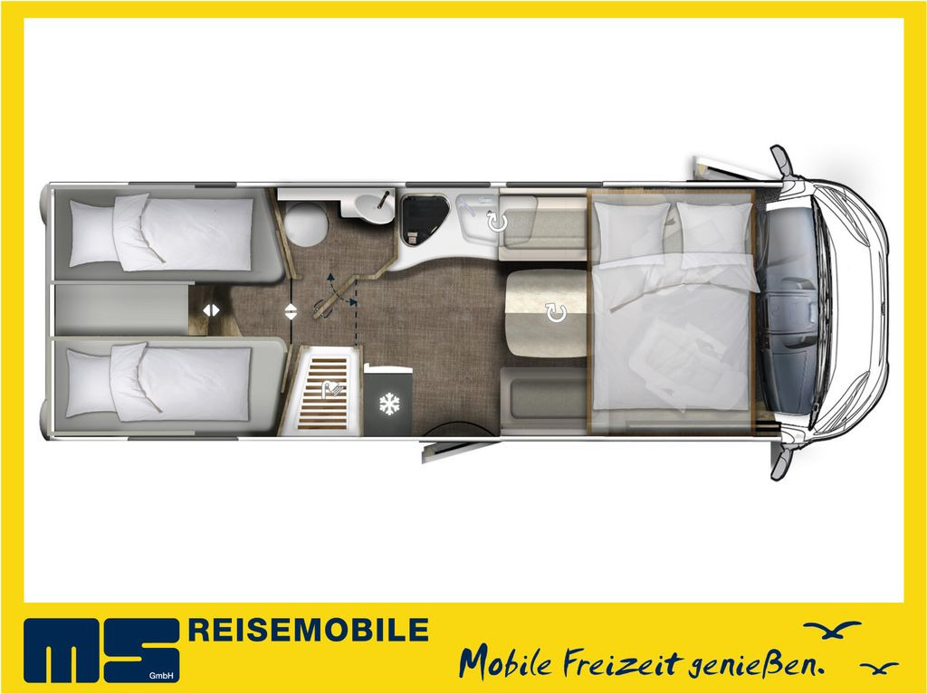 Eura Mobil INTEGRA LINE 720 EF/180PS/EINZELBETTEN & HUBBETT - Integrované obytné auto: obrázok 2 Eura Mobil INTEGRA LINE 720 EF/180PS/EINZELBETTEN & HUBBETT - Integrované obytné auto: obrázok 2