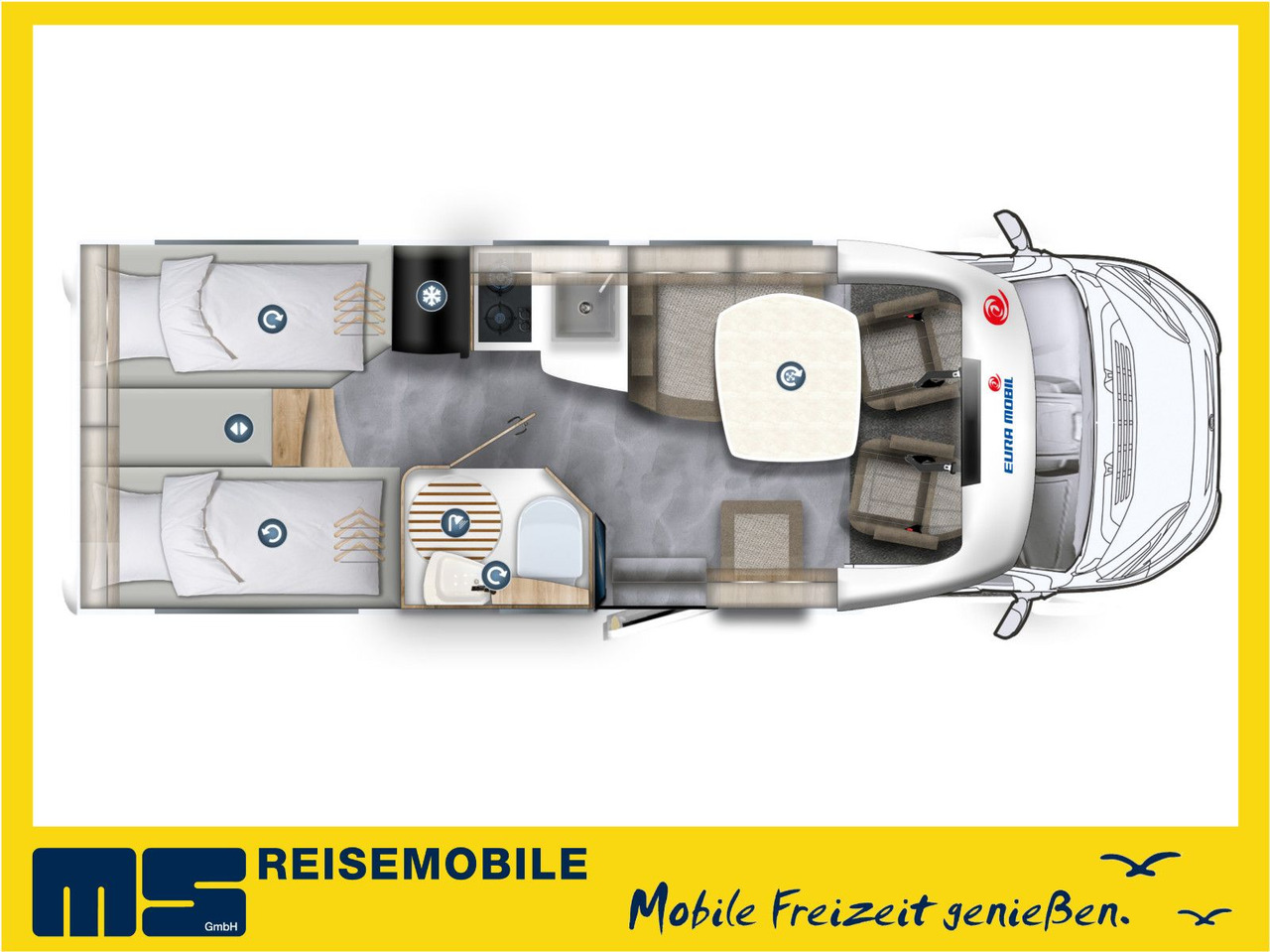 Eura Mobil PROFILA T 695 EB/MOD.2025/MONDIAL/140PS/EINZELB. - Polointegrované obytné auto: obrázok 2 Eura Mobil PROFILA T 695 EB/MOD.2025/MONDIAL/140PS/EINZELB. - Polointegrované obytné auto: obrázok 2