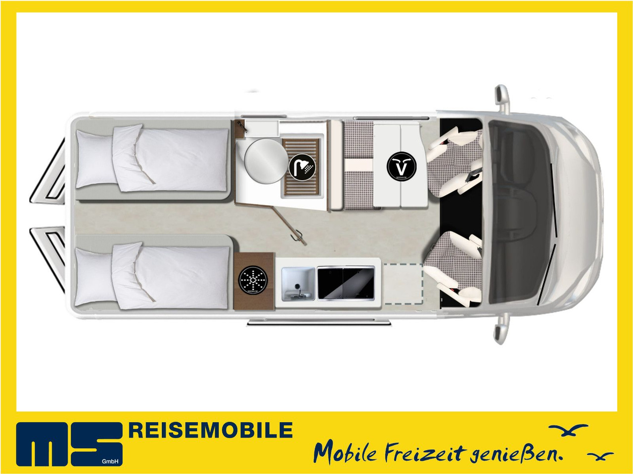 Karmann DAVIS 620 LIFESTYLE/-MODELL 2026- / EINZELBETTEN - Obytný van: obrázok 1 Karmann DAVIS 620 LIFESTYLE/-MODELL 2026- / EINZELBETTEN - Obytný van: obrázok 1