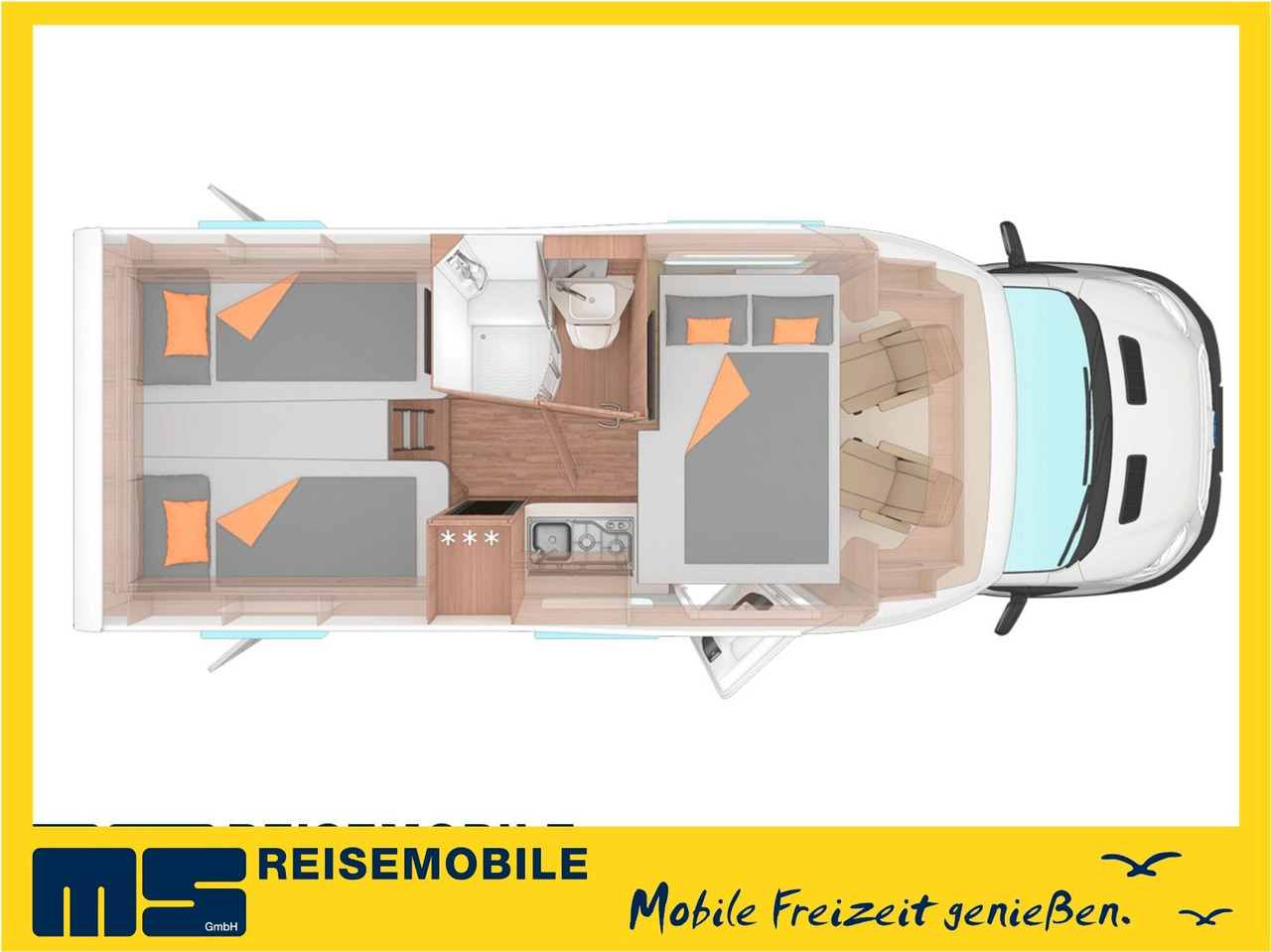 Weinsberg CARASUITE 650 MEG /155PS /EINZELBETTEN & HUBBETT - Polointegrované obytné auto: obrázok 2 Weinsberg CARASUITE 650 MEG /155PS /EINZELBETTEN & HUBBETT - Polointegrované obytné auto: obrázok 2