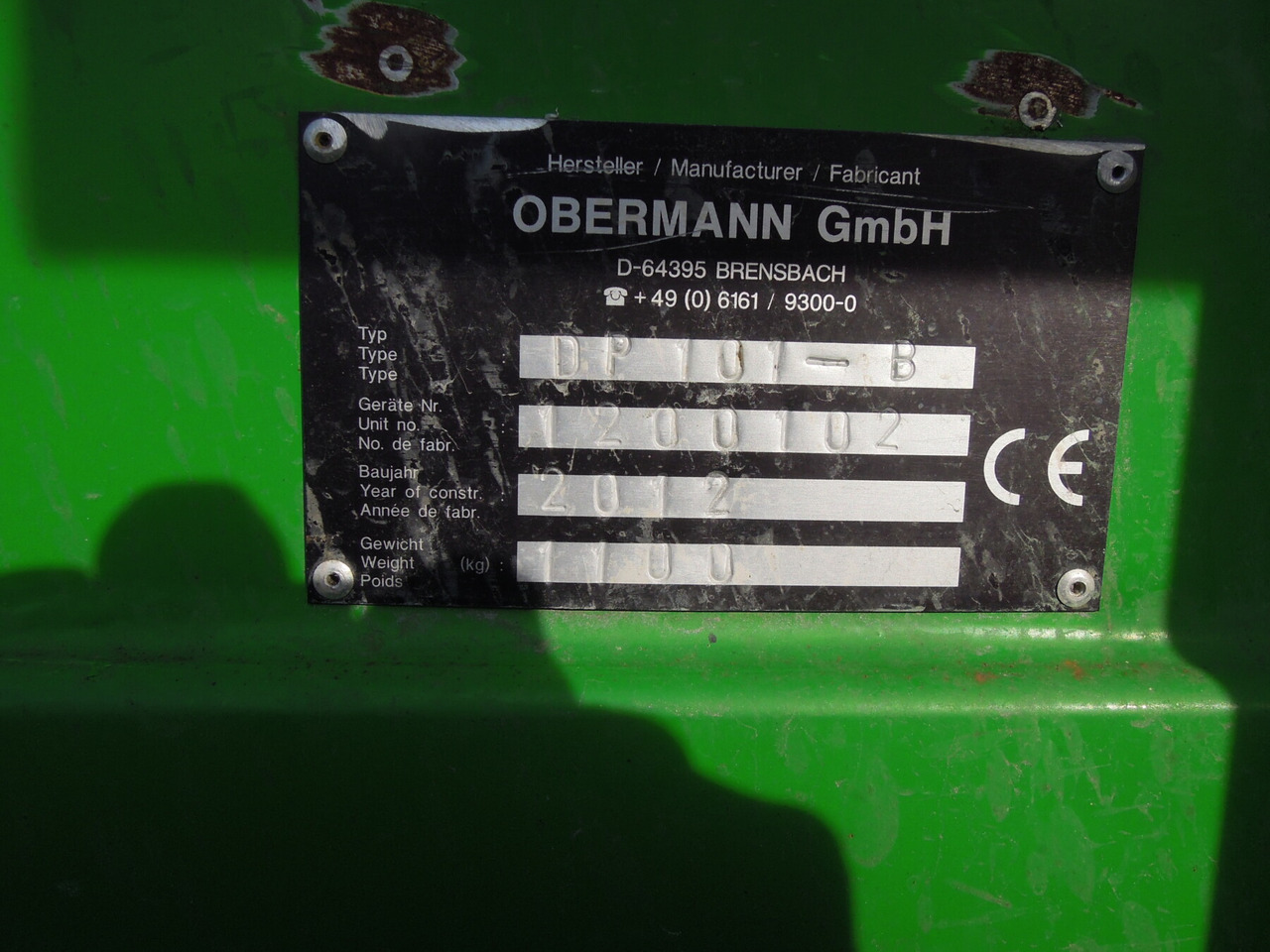 Obermann DP 101 B - Čerpadlo na vodu: obrázok 4 Obermann DP 101 B - Čerpadlo na vodu: obrázok 4