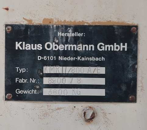Obermann KMR 800 mixing plant - Čerpadlo na vodu: obrázok 4 Obermann KMR 800 mixing plant - Čerpadlo na vodu: obrázok 4