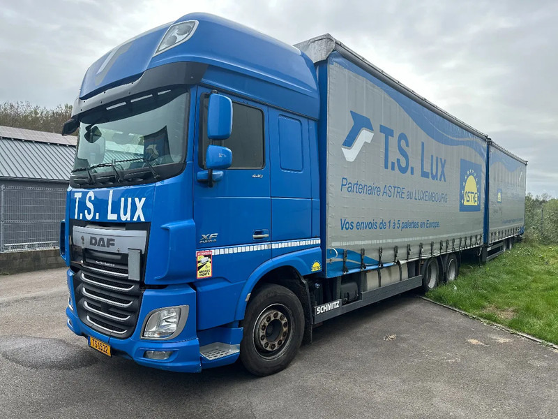 DAF XF 440 DAF XF 440 6x2 / SUPERSPACECAB / KOMBI MIT ANHANGER SCHMITZ 2016 / DURCHLADEN / 2 STUCK - Plachtové nákladné vozidlo: obrázok 1 DAF XF 440 DAF XF 440 6x2 / SUPERSPACECAB / KOMBI MIT ANHANGER SCHMITZ 2016 / DURCHLADEN / 2 STUCK - Plachtové nákladné vozidlo: obrázok 1