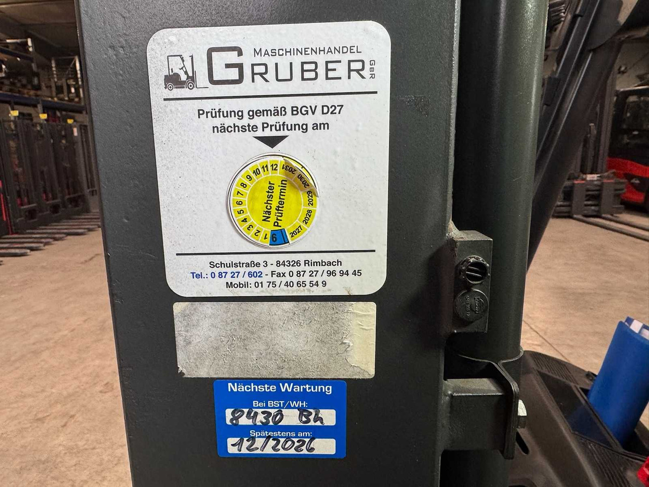 Vysokozdvižný vozík 12/2015 SERVICE + UVV 12/2026 LINDE E16C TRIPLEX 522CM ELECTRIC FORKLIFT 7,420 HOURS: obrázok 21