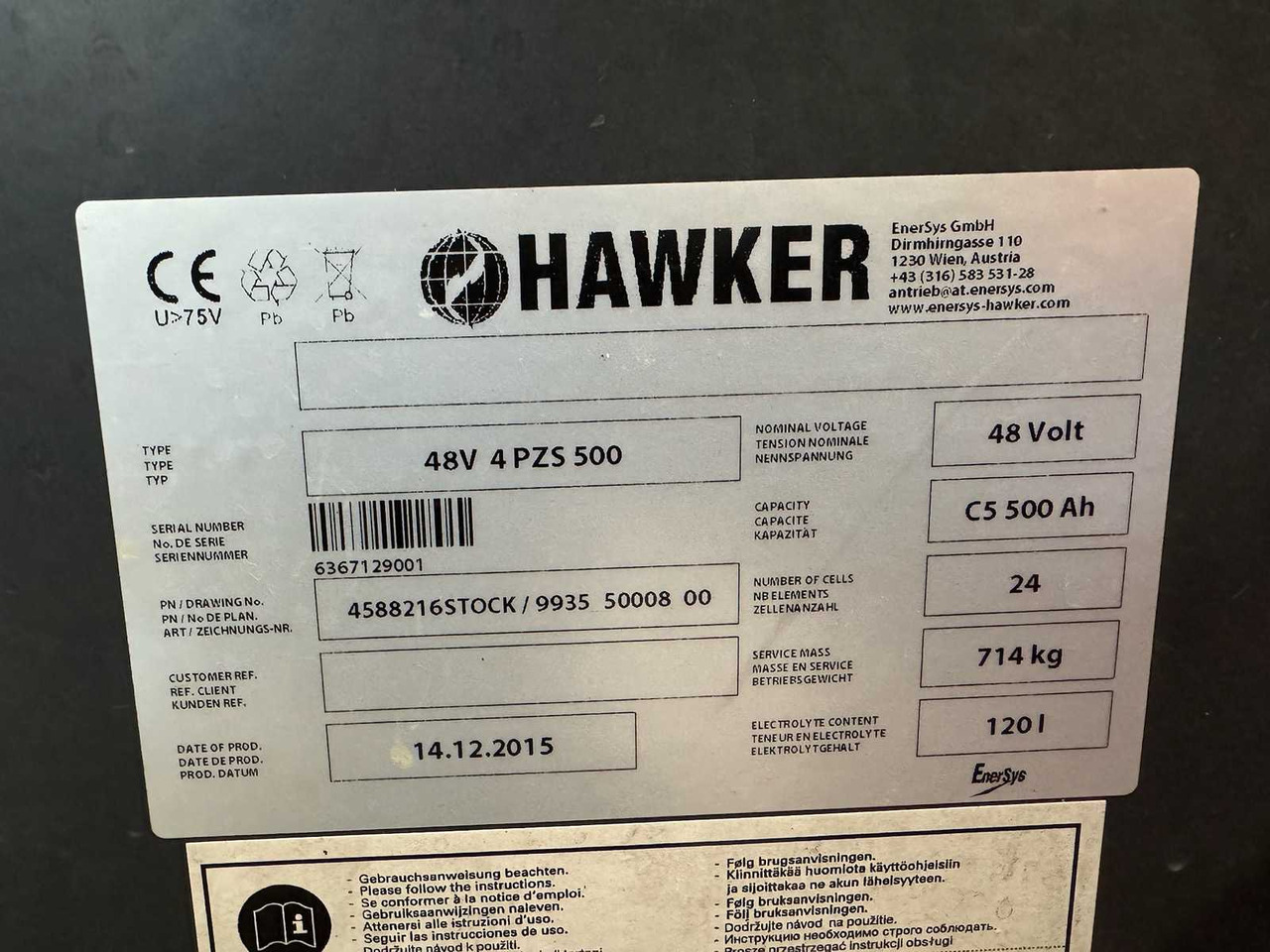 Vysokozdvižný vozík 12/2015 SERVICE + UVV 12/2026 LINDE E16C TRIPLEX 522CM ELECTRIC FORKLIFT 7,420 HOURS: obrázok 19