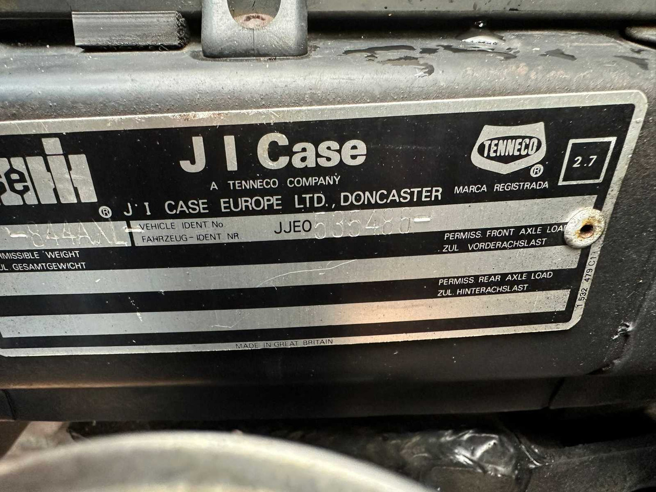 Traktor 1992 CASE INTERNATIONAL 845 844 XLA PLUS ALL-WHEEL DRIVE FARM TRACTOR: obrázok 11