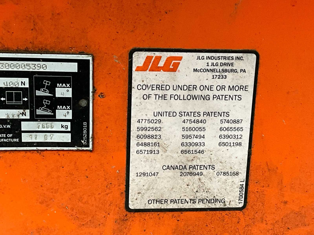 Pracovná plošina 2007 JLG 510 AJ AERIAL PLATFORM: obrázok 34