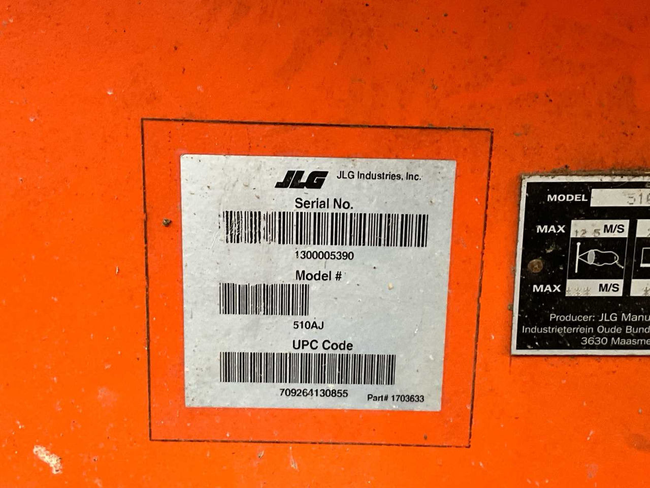 Pracovná plošina 2007 JLG 510 AJ AERIAL PLATFORM: obrázok 32