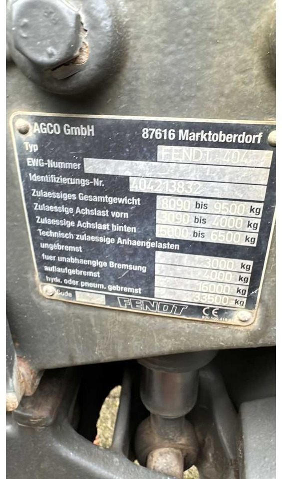 Traktor 2010 FENDT 415 VARIO TMS ALL-WHEEL DRIVE AGRICULTURAL TRACTOR: obrázok 11