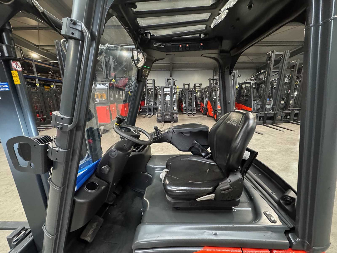 Vysokozdvižný vozík 2018 SERVICE + UVV 12/2026 LINDE E14 DUPLEX FREE LIFT ELECTRIC FORKLIFT 3,561 HOURS: obrázok 13