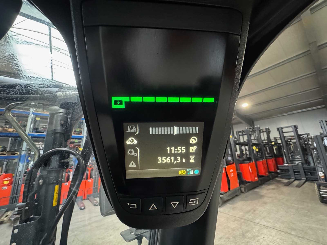 Vysokozdvižný vozík 2018 SERVICE + UVV 12/2026 LINDE E14 DUPLEX FREE LIFT ELECTRIC FORKLIFT 3,561 HOURS: obrázok 17