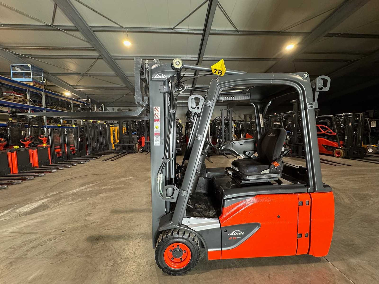 2020 LINDE E16L EVO DUPLEX FREE LIFT 3RD + 4TH VALVE ELECTRIC FORKLIFT 10,364 HOURS - Vysokozdvižný vozík: obrázok 1 2020 LINDE E16L EVO DUPLEX FREE LIFT 3RD + 4TH VALVE ELECTRIC FORKLIFT 10,364 HOURS - Vysokozdvižný vozík: obrázok 1