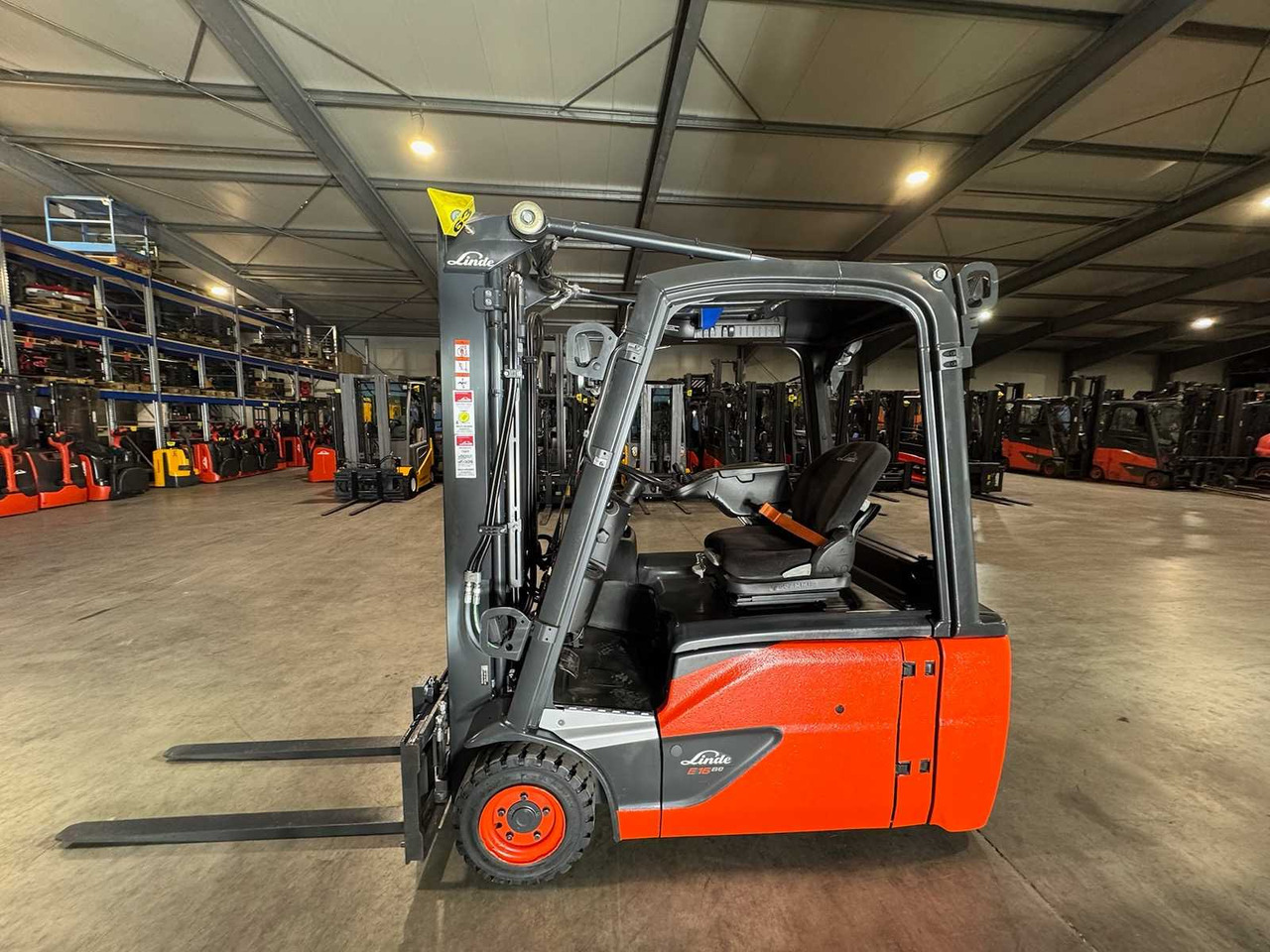 2020 SERVICE+UVV 10/2026 LINDE E16 DUPLEX FREE LIFT 3RD + 4TH VALVE ELECTRIC FORKLIFT 12,549 HOURS - Vysokozdvižný vozík: obrázok 1 2020 SERVICE+UVV 10/2026 LINDE E16 DUPLEX FREE LIFT 3RD + 4TH VALVE ELECTRIC FORKLIFT 12,549 HOURS - Vysokozdvižný vozík: obrázok 1