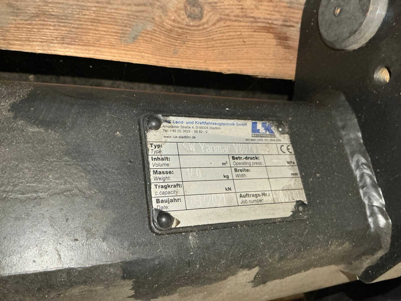 2021 L&K V80/V100 QUICK COUPLER, HYDR. - Kolesový nakladač: obrázok 4 2021 L&K V80/V100 QUICK COUPLER, HYDR. - Kolesový nakladač: obrázok 4