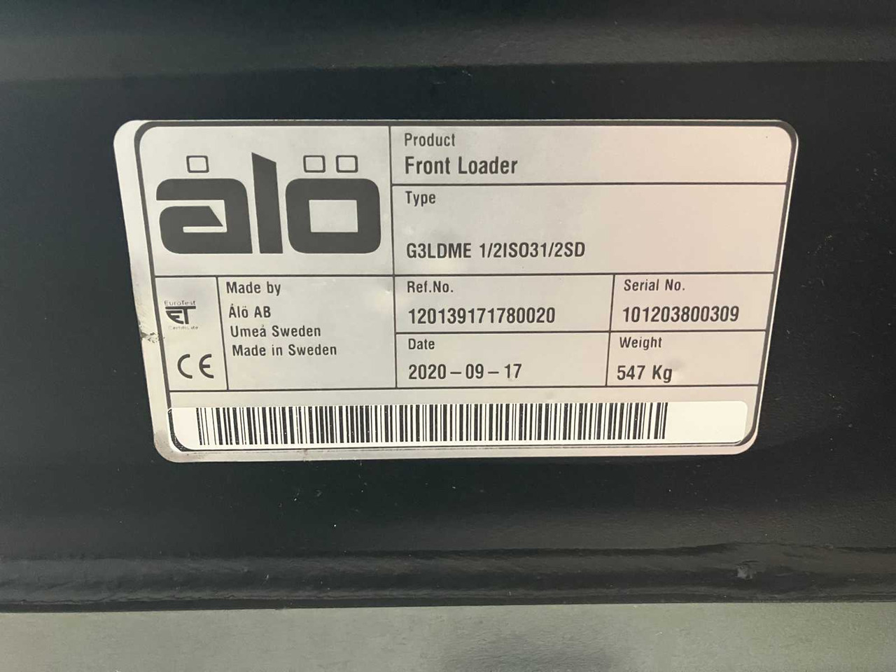 G3LDME 1/2IS031/2SD - Predný nakladač na traktor: obrázok 2 G3LDME 1/2IS031/2SD - Predný nakladač na traktor: obrázok 2