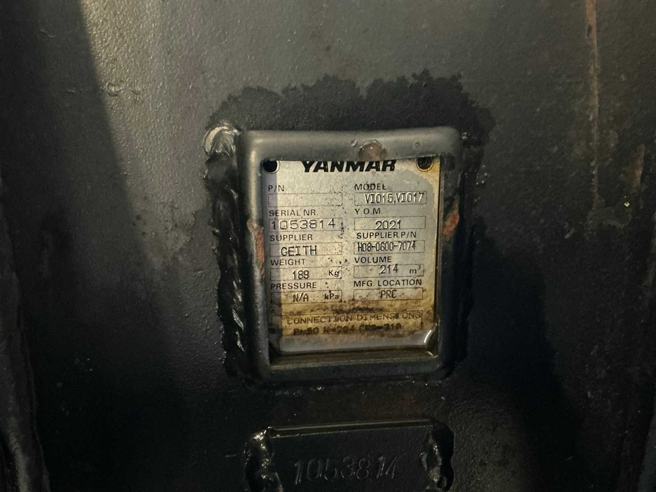 GEITH - 2021 - BUCKET FOR YANMAR B75W B95W - Kolesový nakladač: obrázok 5 GEITH - 2021 - BUCKET FOR YANMAR B75W B95W - Kolesový nakladač: obrázok 5