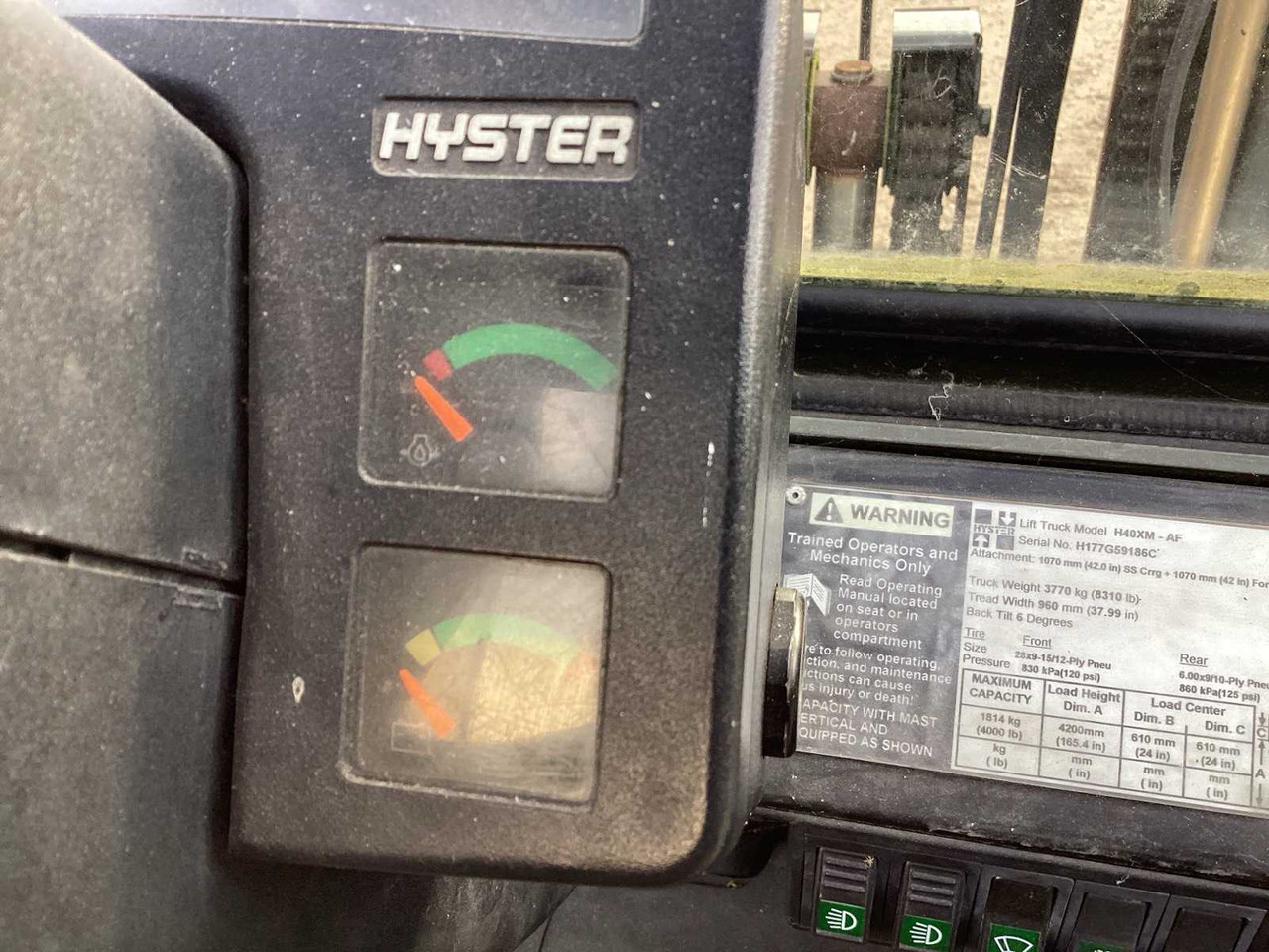 Vysokozdvižný vozík HYSTER H40XM FORKLIFT: obrázok 10