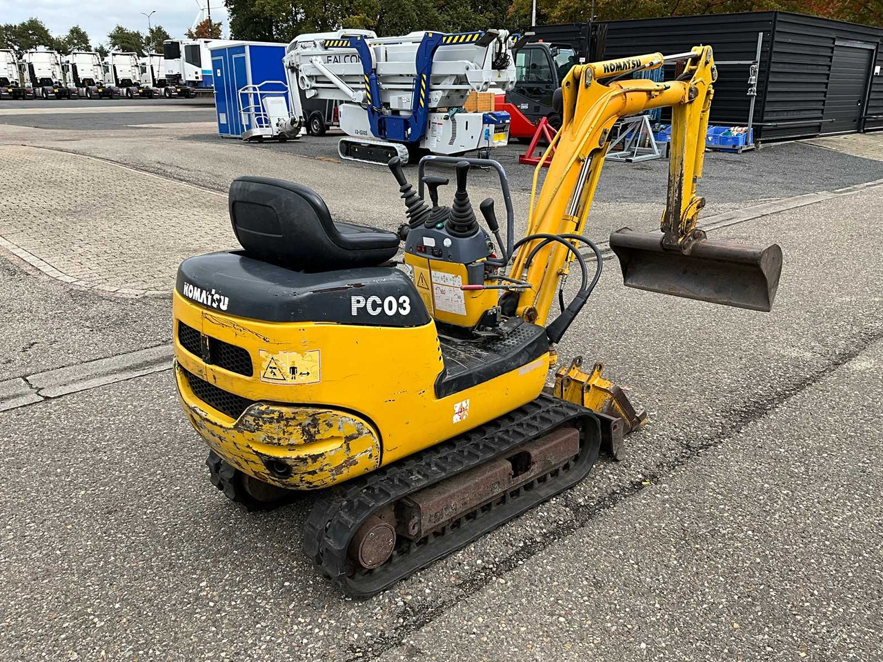 Komatsu PC03 - Mini rýpadlo: obrázok 5 Komatsu PC03 - Mini rýpadlo: obrázok 5