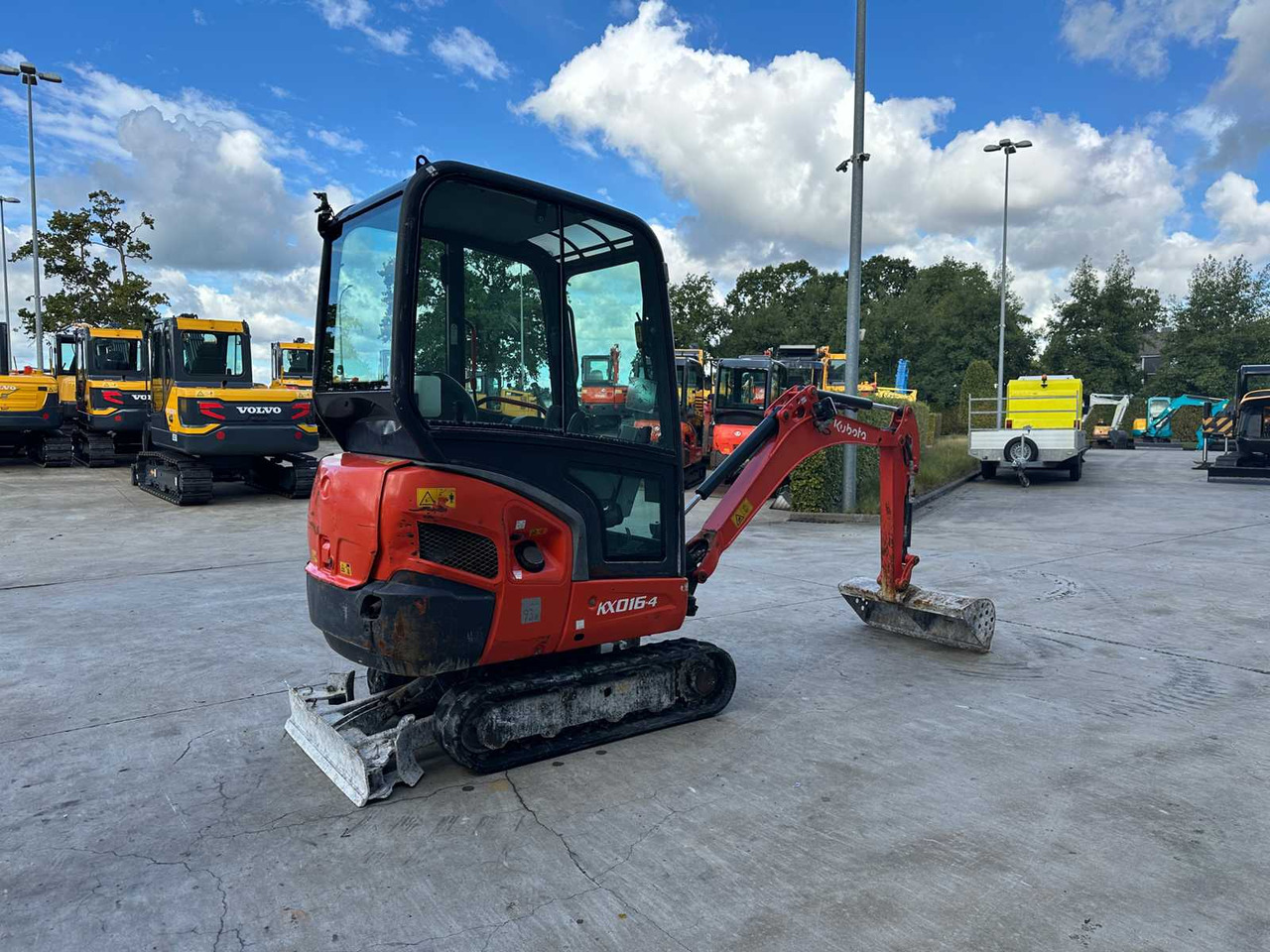 Kubota KX016-4 - Pásové rýpadlo: obrázok 4 Kubota KX016-4 - Pásové rýpadlo: obrázok 4