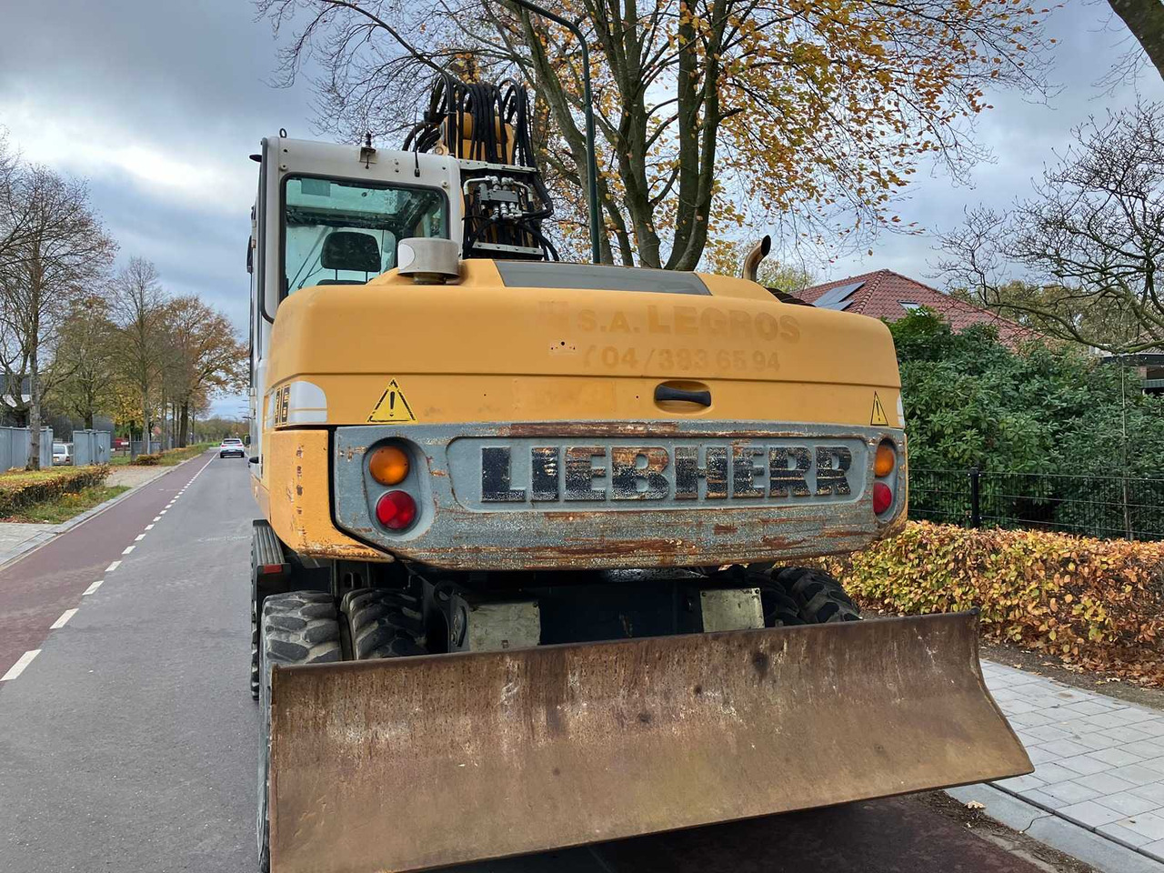 LIEBHERR - 2008 - A316 LITRONIC - WHEELED EXCAVATOR - Kolesové rýpadlo: obrázok 4 LIEBHERR - 2008 - A316 LITRONIC - WHEELED EXCAVATOR - Kolesové rýpadlo: obrázok 4