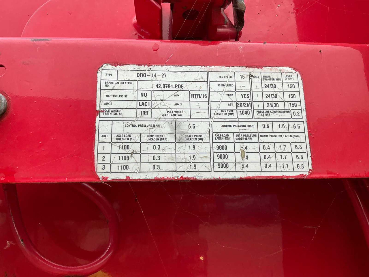 Náves 2008 GROENEWEGEN DRO-12-27 SEMI-TRAILER: obrázok 16