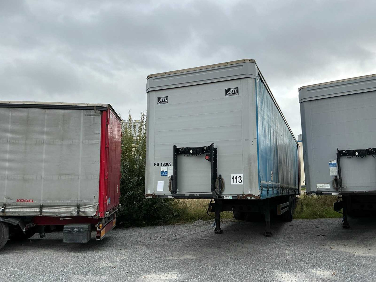 KÖGEL S24-1 CURTAINSIDER TRAILER - Náves: obrázok 5 KÖGEL S24-1 CURTAINSIDER TRAILER - Náves: obrázok 5