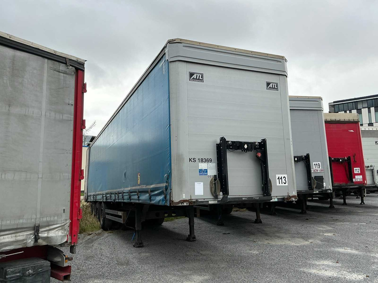 KÖGEL S24-1 CURTAINSIDER TRAILER - Náves: obrázok 4 KÖGEL S24-1 CURTAINSIDER TRAILER - Náves: obrázok 4