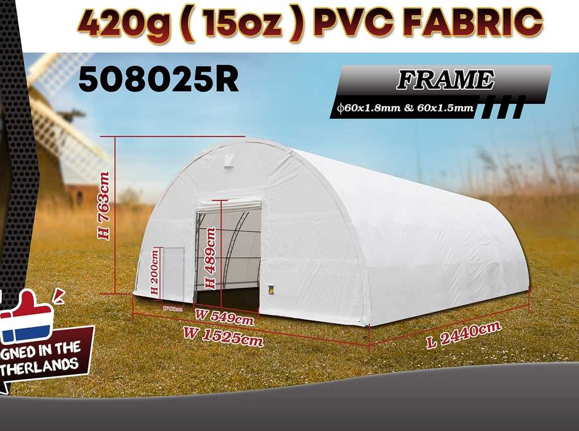 Rhino-Cross-Shelter 508025R - 24,4x15,25x7,625 m - Skladovacia nádrž: obrázok 2 Rhino-Cross-Shelter 508025R - 24,4x15,25x7,625 m - Skladovacia nádrž: obrázok 2