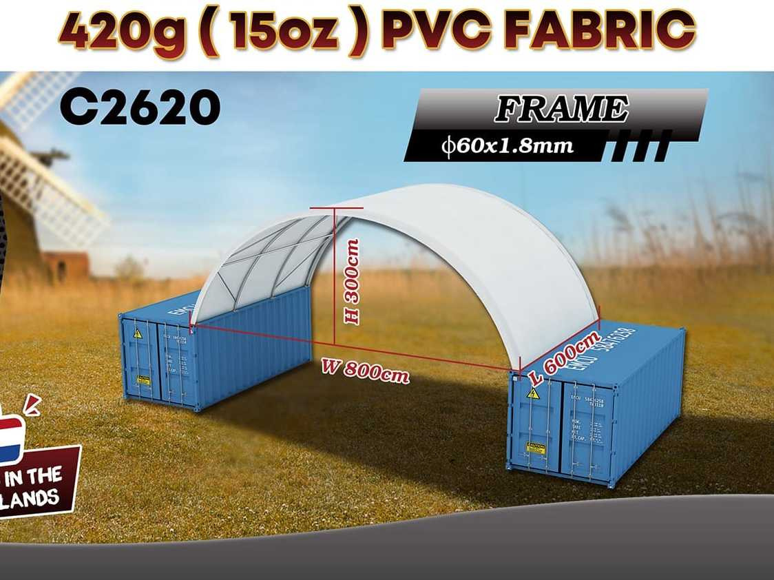 Rhino-Cross-Shelter C2620 - 6x8x3 m - Skladovacia nádrž: obrázok 2 Rhino-Cross-Shelter C2620 - 6x8x3 m - Skladovacia nádrž: obrázok 2