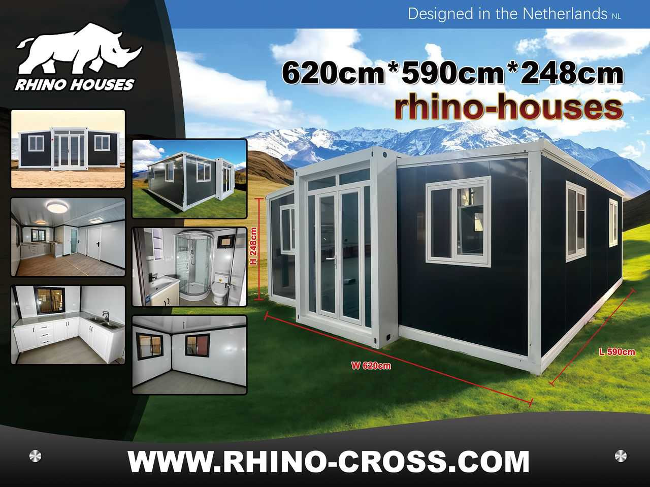 Rhino Houses 36,5 m2 - Obytný kontajner: obrázok 2 Rhino Houses 36,5 m2 - Obytný kontajner: obrázok 2