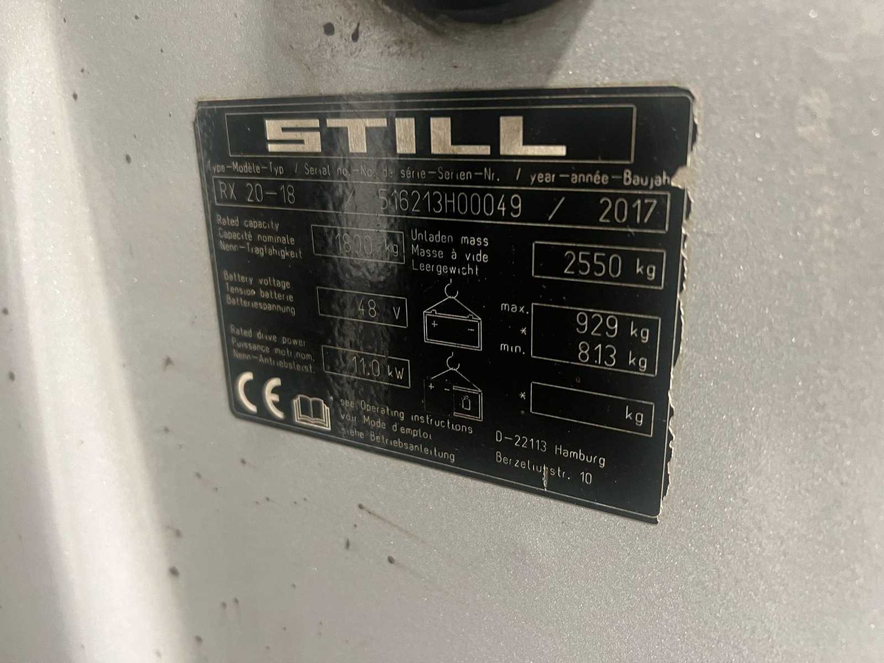 STILL - 2017 - RX 20-18 - FORKLIFT - Vysokozdvižný vozík: obrázok 5 STILL - 2017 - RX 20-18 - FORKLIFT - Vysokozdvižný vozík: obrázok 5