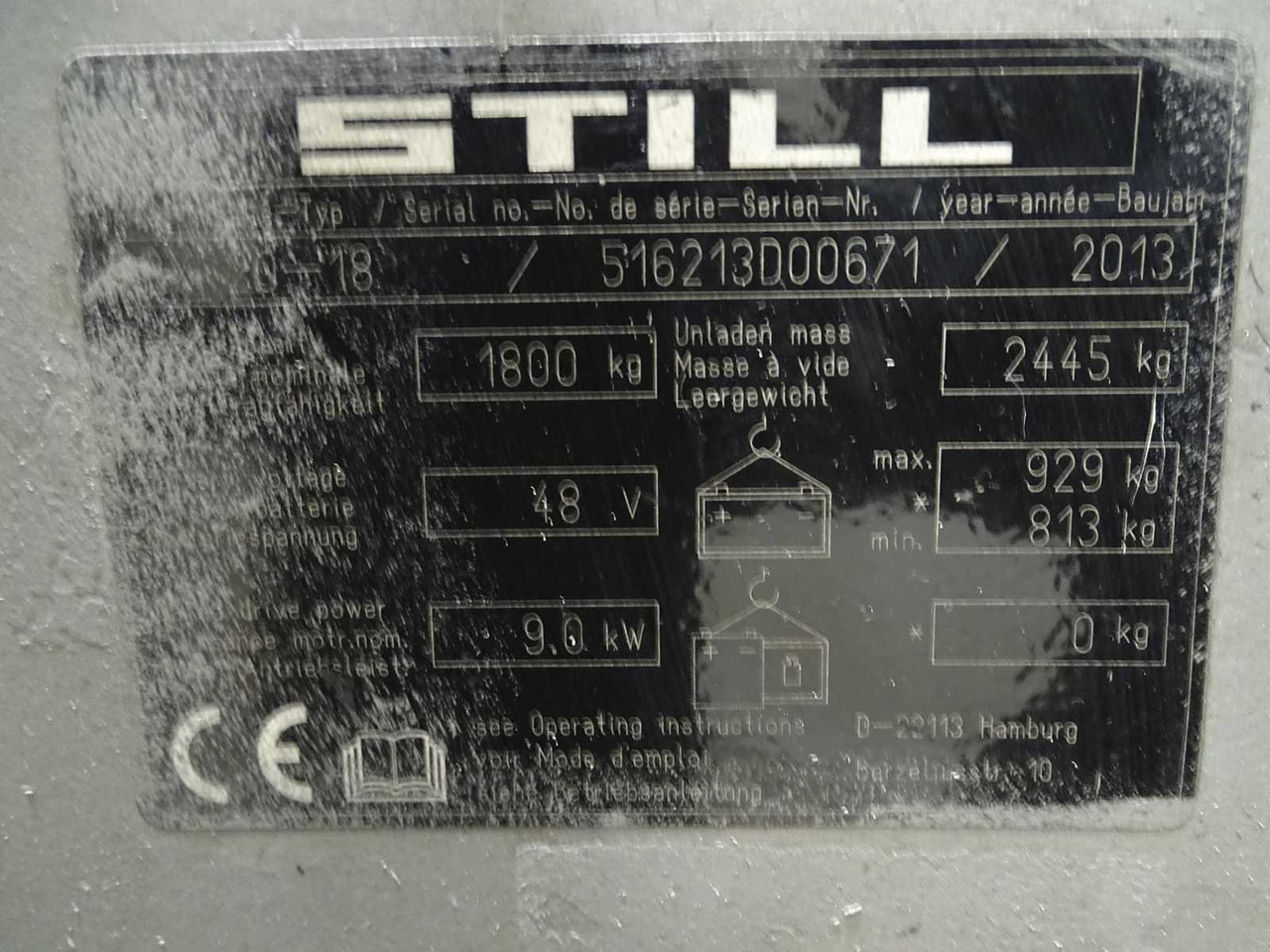 STILL RX20-18 2013 FORKLIFT - Vysokozdvižný vozík: obrázok 2 STILL RX20-18 2013 FORKLIFT - Vysokozdvižný vozík: obrázok 2
