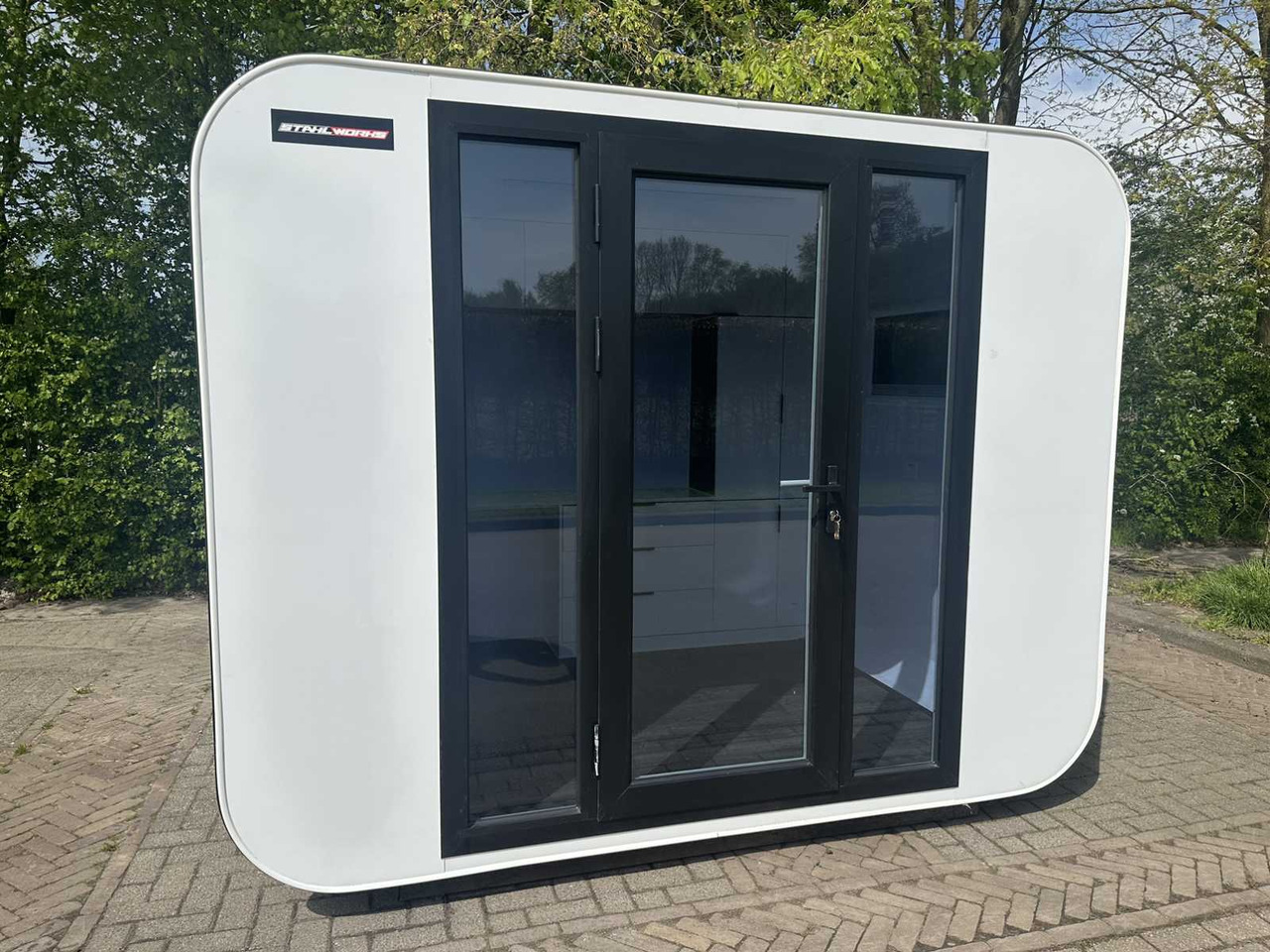 Stahlworks Eco 3000 Wit - Obytný kontajner: obrázok 1 Stahlworks Eco 3000 Wit - Obytný kontajner: obrázok 1