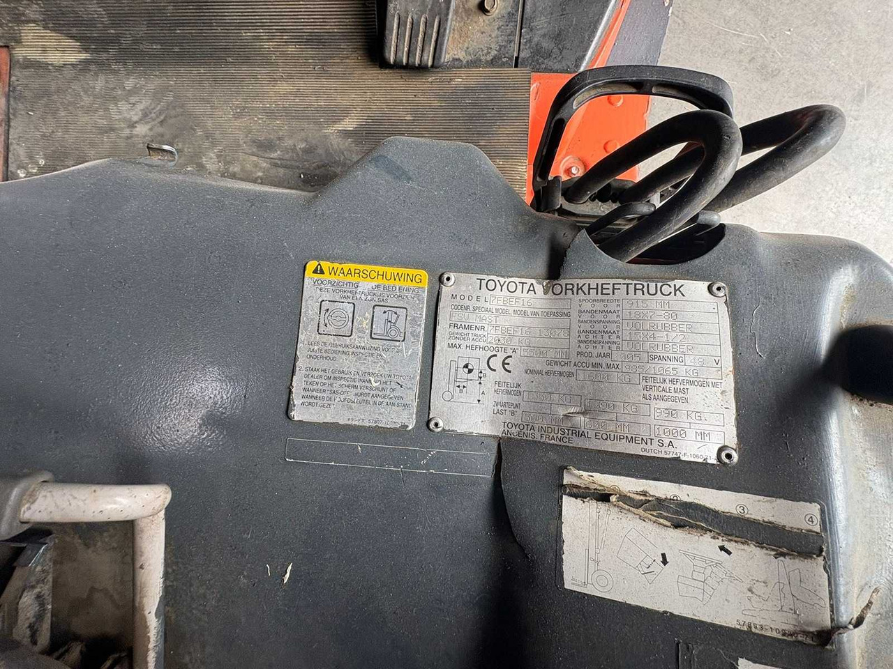 TOYOTA - 2005 - 7FBEF16 - FORKLIFT TRUCK - Vysokozdvižný vozík: obrázok 5 TOYOTA - 2005 - 7FBEF16 - FORKLIFT TRUCK - Vysokozdvižný vozík: obrázok 5